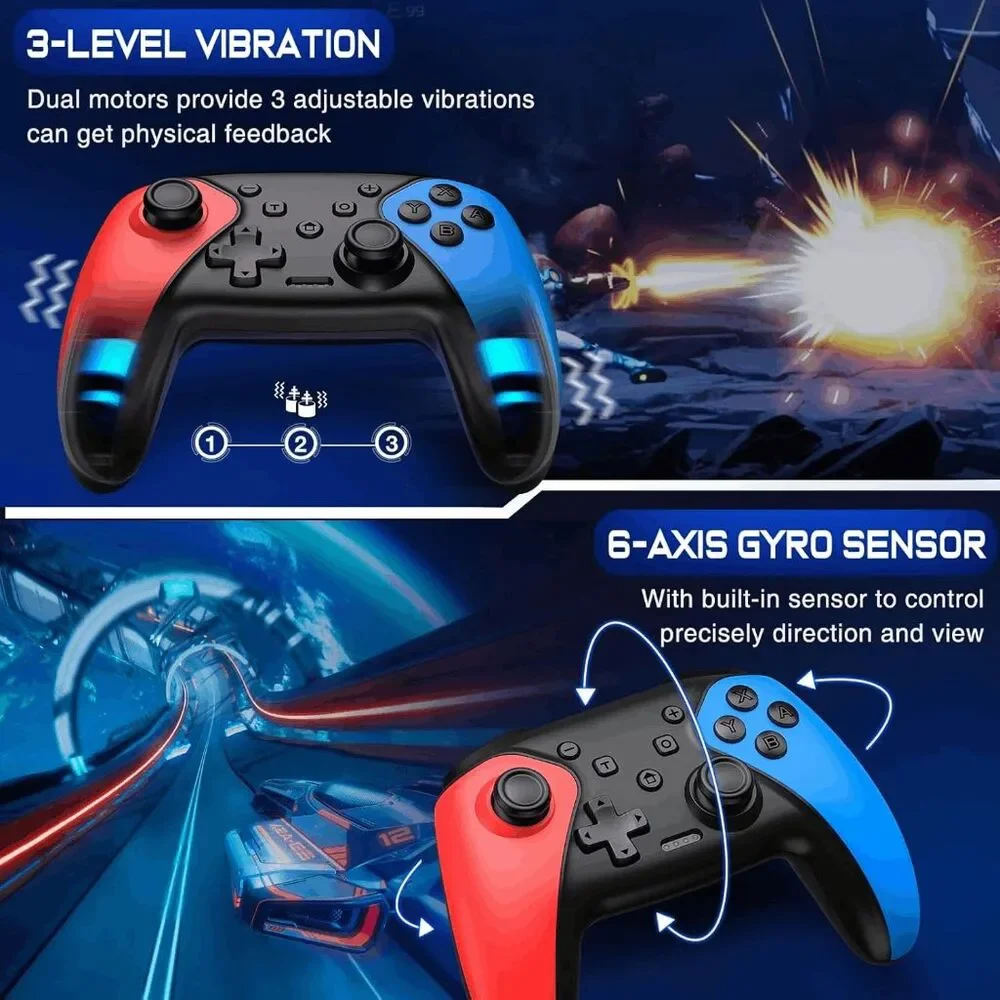 MULTIFUNCTIONAL ELITE CONTROLLER Wireless Nintendo Switch N-S & Lite